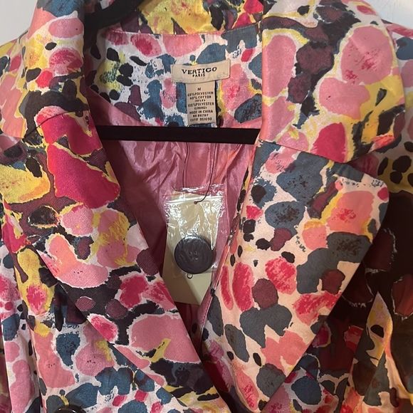 NWT Vertigo Paris BUBBLES Trench Coat - Picture 4 of 8